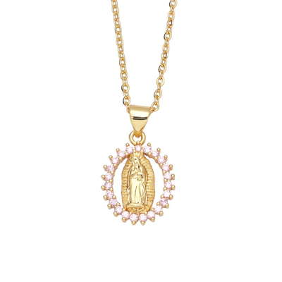 Virgencita Oval Necklace