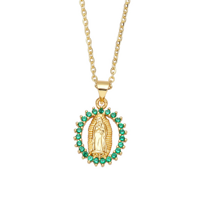 Virgencita Oval Necklace