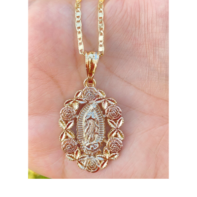 Rose Virgencita Necklace