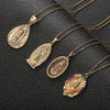 Luxury Gold Plated Virgencita Necklace