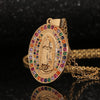 Multicolor Virgencita Believer Necklace