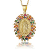 Multicolor Virgencita Believer Necklace