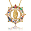 Multicolor Virgencita Believer Necklace