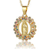 Multicolor Virgencita Believer Necklace